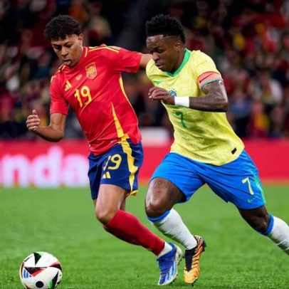 Vini Jr. comenta racismo contra Yamal e apoia Lamine na luta