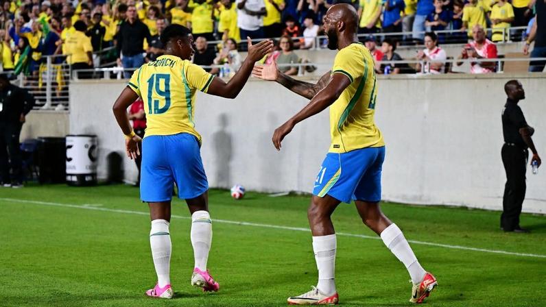 Pênalti da seleção: ordem de Ancelotti e apoio de Endrick a Igor Thiago