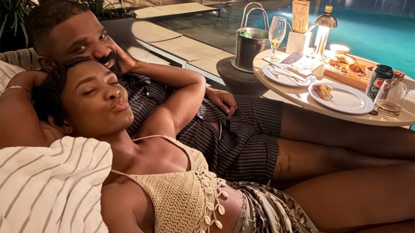Erika Januza aproveita fim de semana com Arlindinho em hotel de luxo