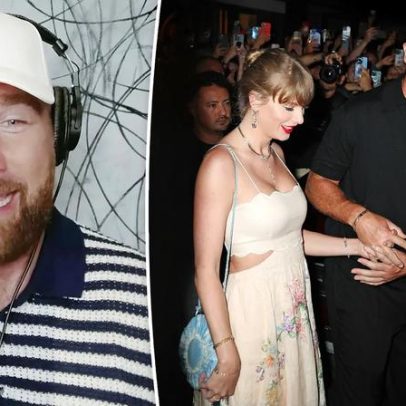 Kelce alimenta especulações sobre casamento secreto com Swift após comentário