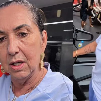 Mãe de Virginia Fonseca faz esteira e mostra barriga após cirurgias plásticas