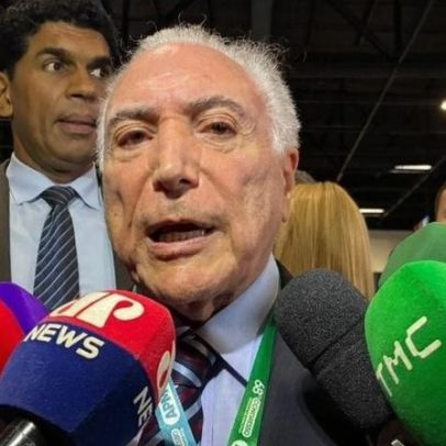 Temer elogia Augusto Cury e evita comentar apoio do MDB