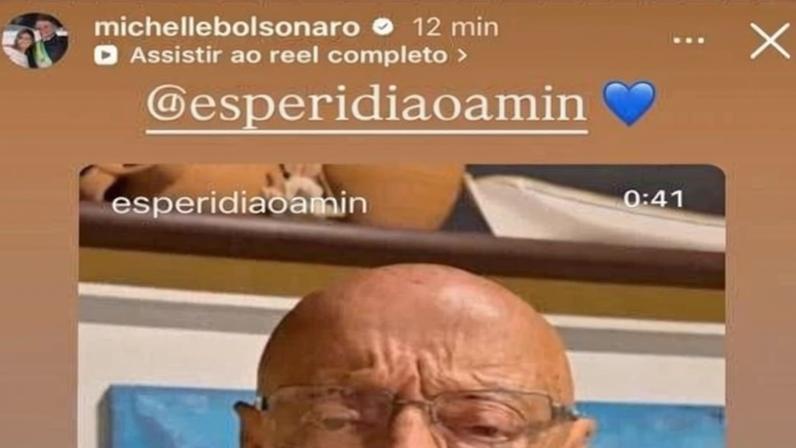 Michelle posta vídeo de Amin após indiretas de Carlos