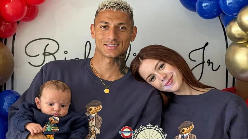 Amanda Araújo e jogador Richarlison — Foto: Reprodução/ Instagram