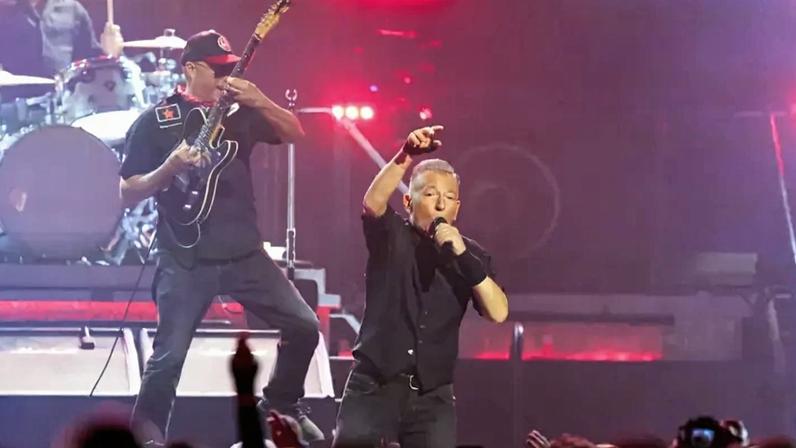 Bruce Springsteen kicked off his new tour with a pointed message for President Trump.