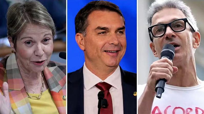 Disputa por vice de Flávio Bolsonaro divide aliados entre Tereza Cristina e Zema