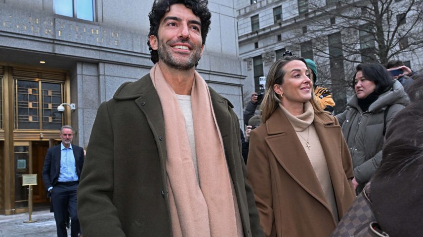 Justin Baldoni’s legal team reacted to a judge throwing out a majority of Blake Lively’s allegations against him. Seen here: Baldoni in February.