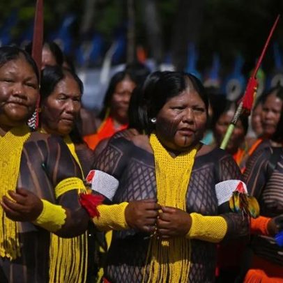 Indígenas protestam contra projetos privados em territórios demarcados
