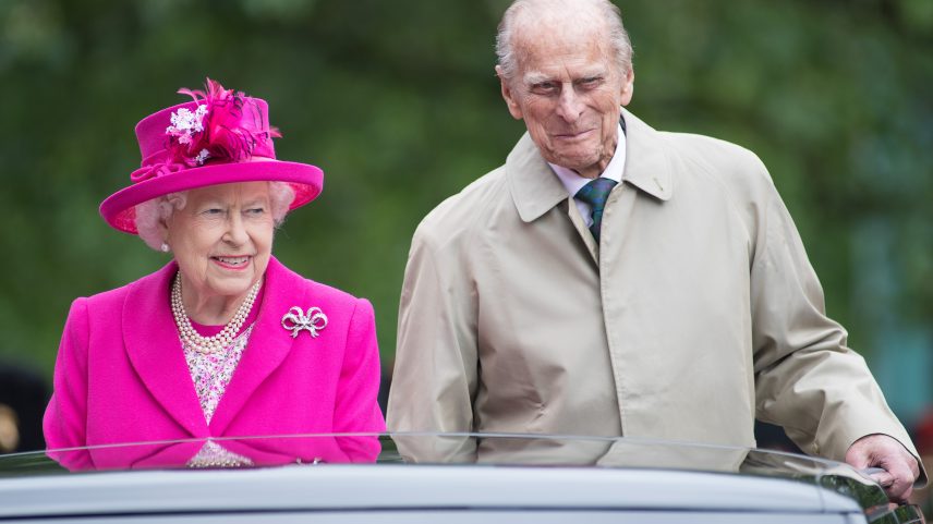 Prince Philip, pictured here with Queen Elizabeth in 2016, “gave his nurses the slip … helped himself to a beer and drank it in the Oak Room” of Windsor Castle the night before he died, according to to the upcoming biography “Queen Elizabeth II: A Personal History” by royal writer Hugo Vickers.