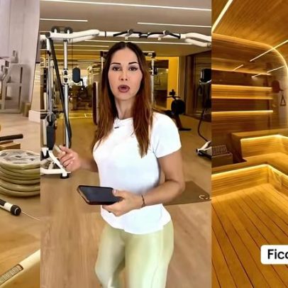 Academia de mansão de R$ 40 milhões de Maira Cardi fica pronta