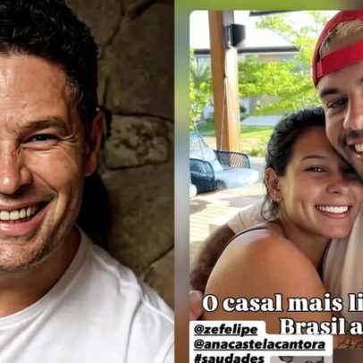 Irmão de Zé Felipe compartilha foto do cantor com Ana Castela