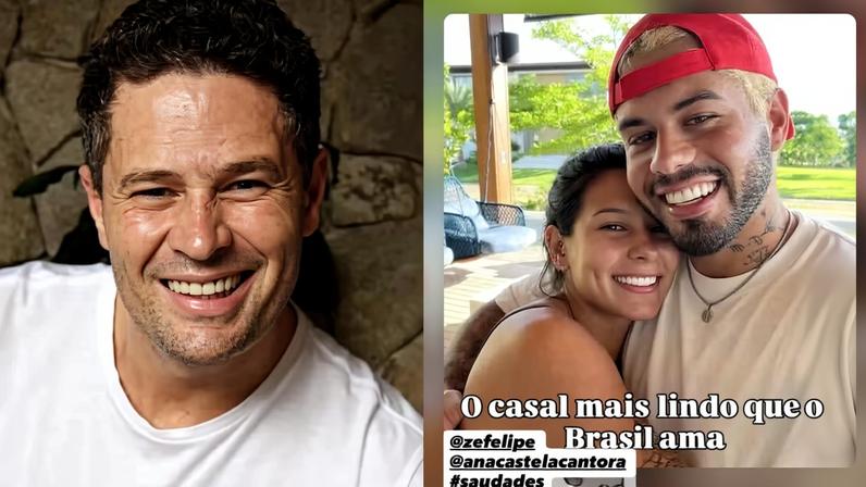 Irmão de Zé Felipe resgata foto com Ana Castela e atiça fãs: ‘O casal mais lindo que o Brasil ama’ — Foto: Reprodução/Instagram