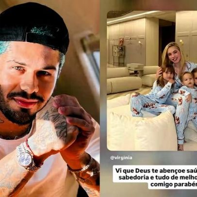 Zé Felipe parabeniza ex-mulher Virginia Fonseca com mensagem de apoio