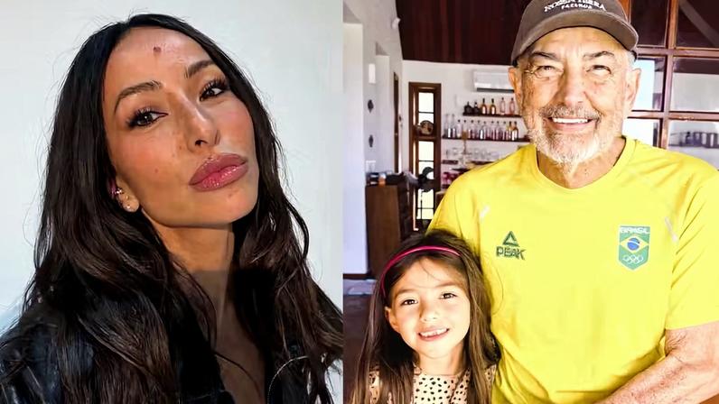 Sabrina Sato mostra pai meses após internação e se emociona: 'Dias perfeitos'