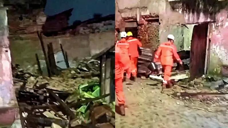 Casarão desaba em Recife após fortes chuvas; duas pessoas morrem