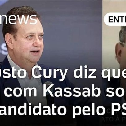 Cury afirma ter conversado com Kassab sobre disputar a Presidência pelo PSD
