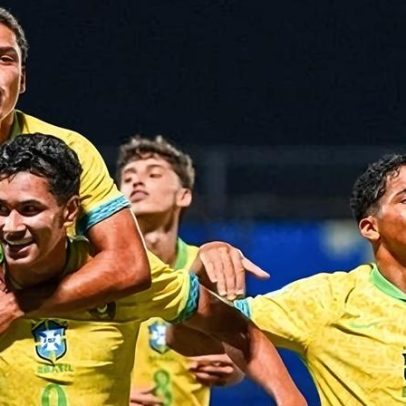 Brasil goleia Peru e lidera o Grupo B do Sul-Americano Sub-17