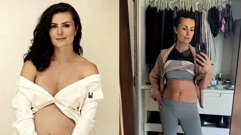Nathalia Arcuri mostra evolução do corpo após dar à luz a filha: 'Um passo por vez' — Foto: Reprodução/Instagram