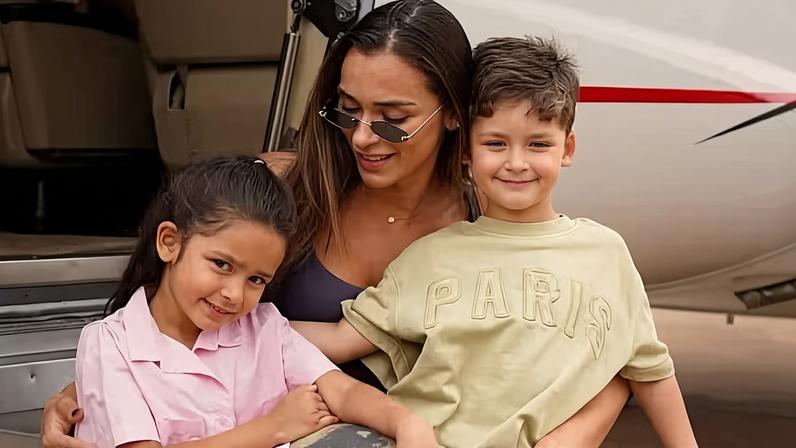 Tainá Castro fala sobre personalidade dos filhos, Helena e Matteo — Foto: Reprodução/Instagram