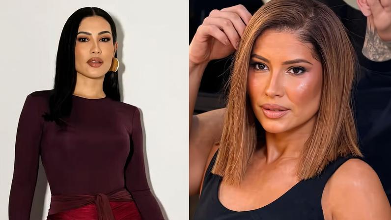 Antes e depois do visual de Thaynara OG — Foto: Reprodução/Instagram