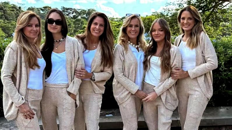 Ticiane Pinheiro, Helô Pinheiro e família escolhem looks para a Páscoa