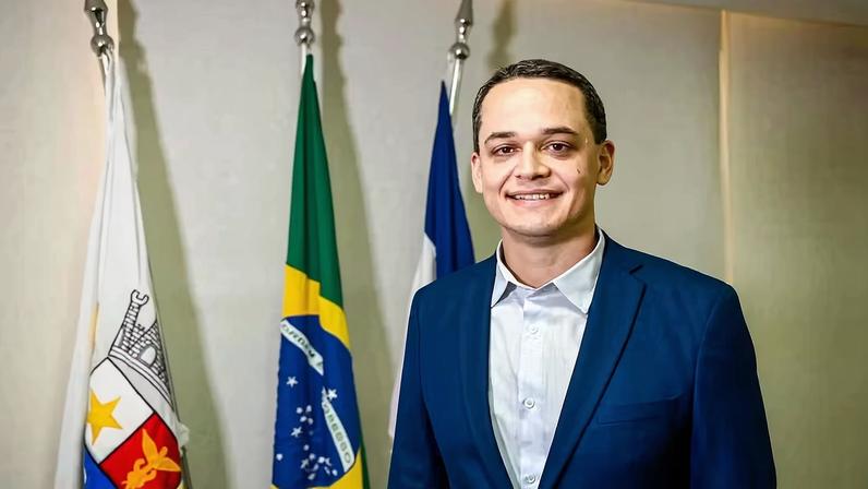 Prefeito de Vitória Lorenzo Pazolini (Republicanos) — Foto: Divulgação/PMV