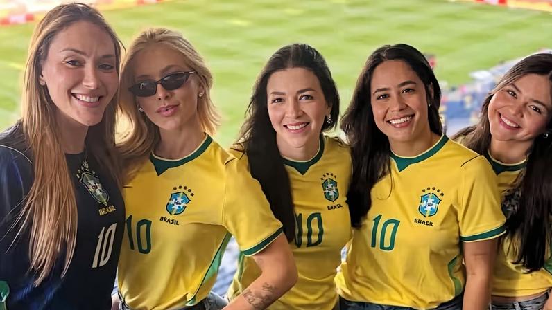 Samara Pink, Virginia Fonseca, Jessika Losi, Monyque Isabella Costa e Maressa Lopes — Foto: Reprodução/Instagram