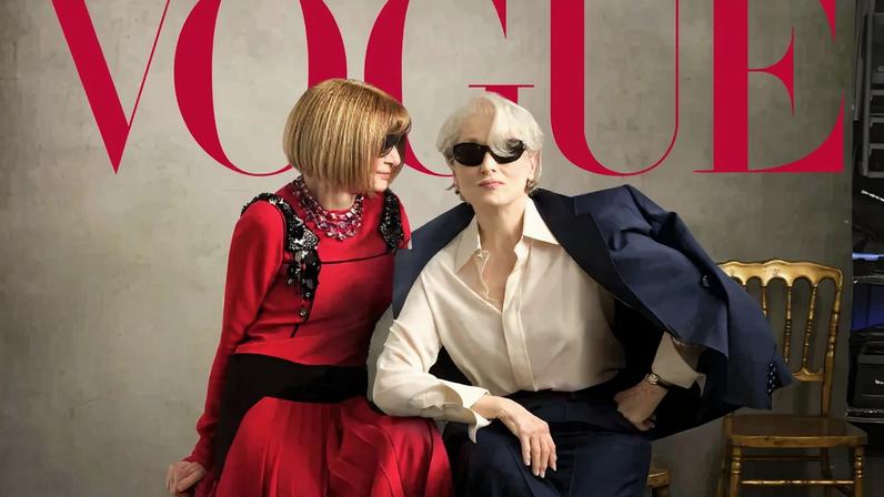 Gird your loins: Anna Wintour and Meryl Streep star on the cover of Vogue's May issue together.