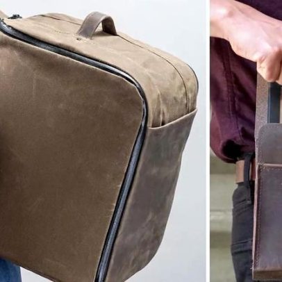 Dia das Mentiras 2026: mochila para Macintosh e coldre para Newton