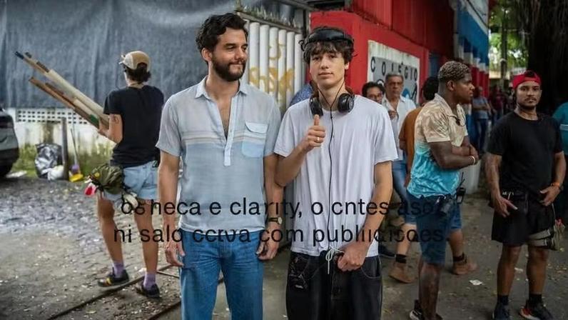Wagner Moura e Bem Moura — Foto: Reprodução/Instagram