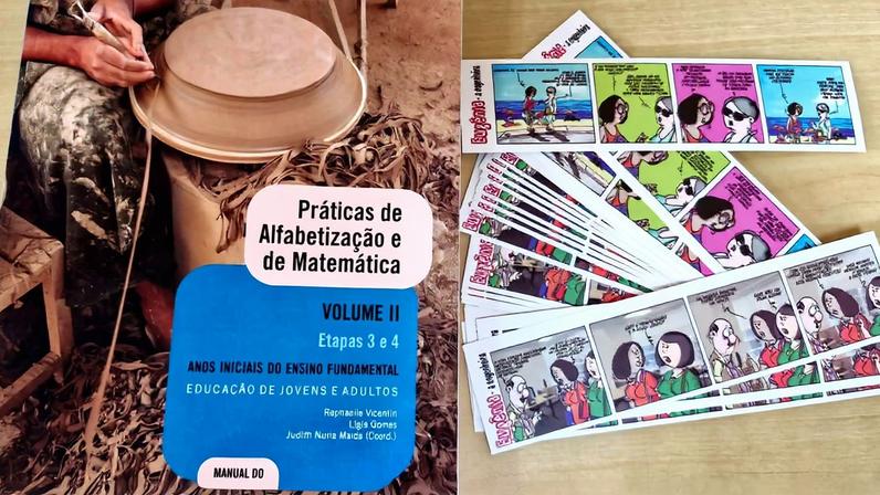 Quadrinhos são usados para conscientização social na EJA