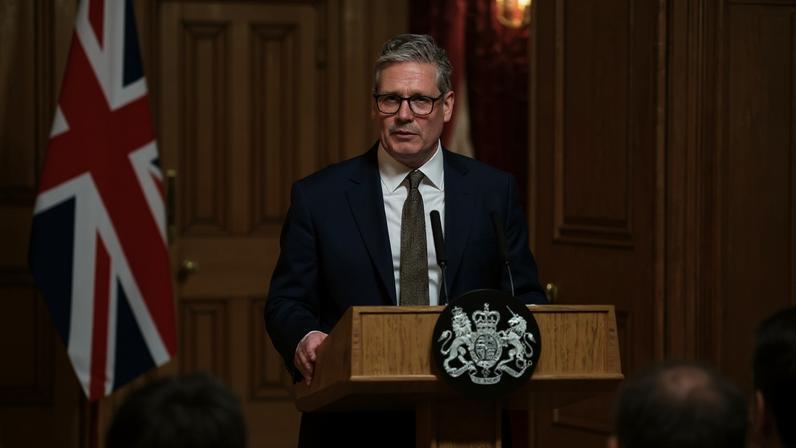 Primeiro-ministro do Reino Unido, Keir Starmer. Foto: Claudia Greco/Pool/AFP