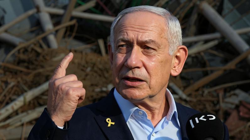 Benjamin Netanyahu, o primeiro-ministro de Israel. Foto: Jack GUEZ / POOL / AFP