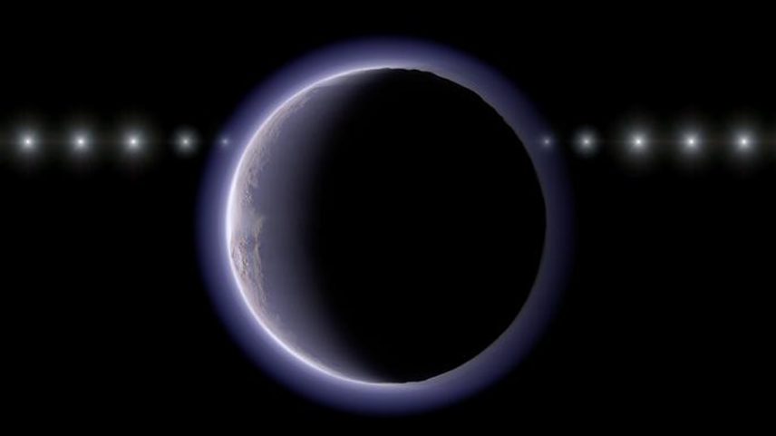 Astrônomos detectam atmosfera em mundo gelado menor que Plutão