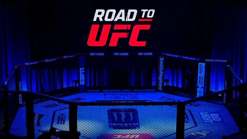A general view of the Octagon prior to the Road to UFC event at UFC Performance Institute on May 22, 2025 in Shanghai
