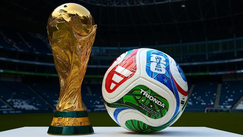Fotografua do Troféu OMB da Copa do Mundo México.