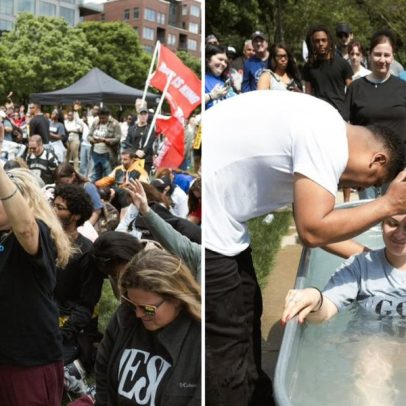43 pessoas são batizadas durante Marcha para Jesus nos EUA