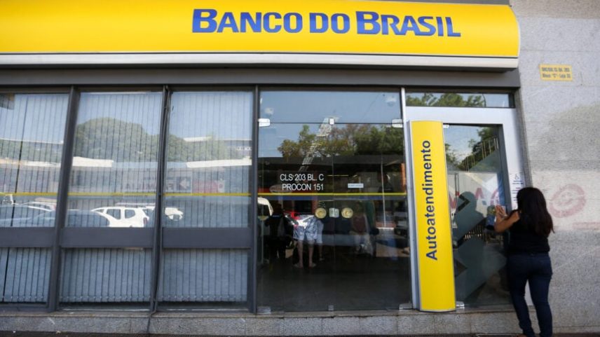Agência do Banco do Brasil: banco divulgou uma inadimplência acima de 90 dias de 5,17% nos últimos três meses de 2025