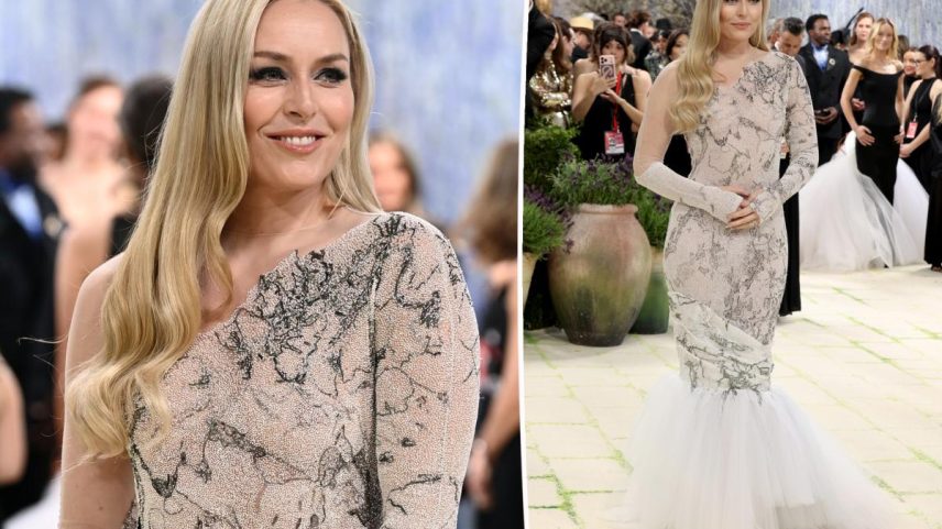 Lindsey Vonn (pictured here at the 2026 Met Gala) made a surprising appearance at this year's Met Gala.