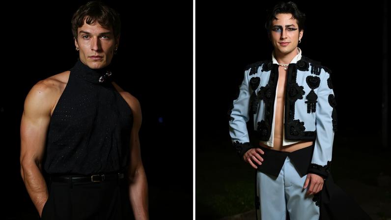 Connor Storrie e Hudson Williams estreiam com destaque na Met Gala 2026