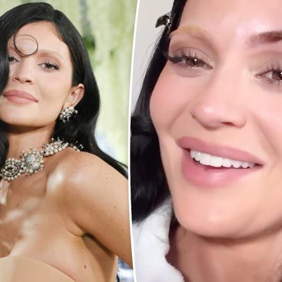 Kylie Jenner compromete as sobrancelhas no look do Met Gala 2026