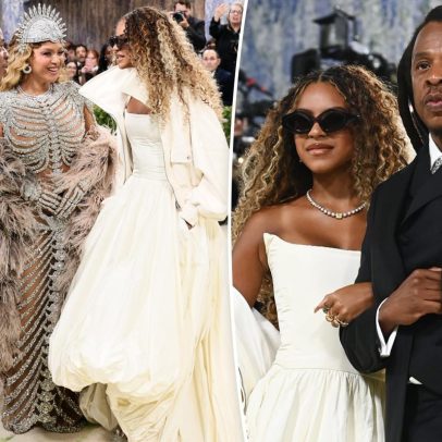 Blue Ivy, 14, ignora pedido repetido de Jay-Z no Met Gala
