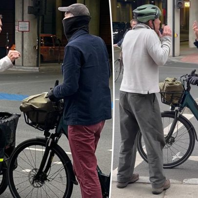 Benedict Cumberbatch em briga de trânsito de 10 minutos com ciclista