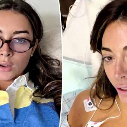Brianna Chickenfry passa por cirurgia de emergência após dor intensa e vômitos