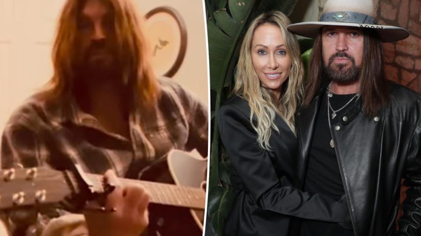 Billy Ray Cyrus faz serenata para ex-mulher Tish em aniversário surpresa