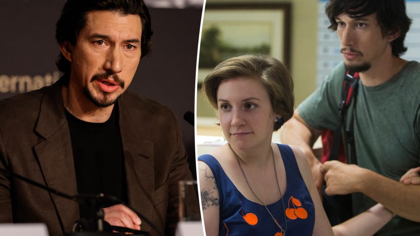 Adam Driver was asked about his behavior on the set of “Girls” at a press conference in Cannes on Sunday (as seen above).