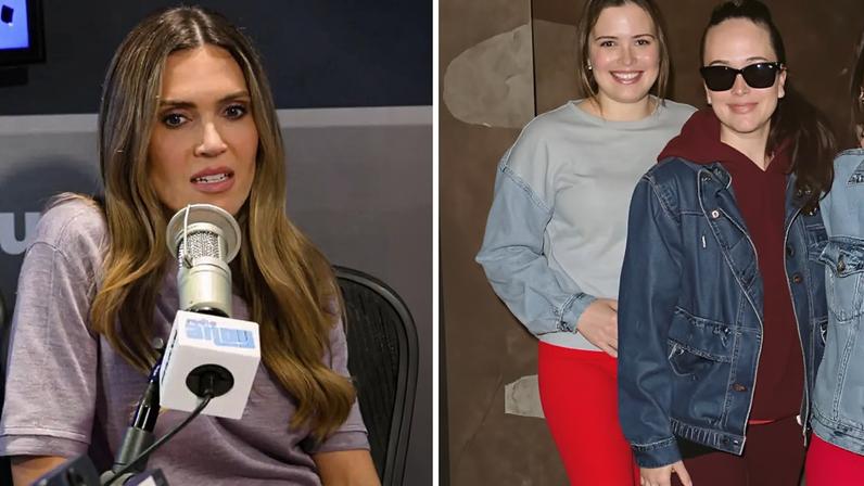 Mandy Moore (pictured above on "Radio Andy") said she found Ashley Tisdale’s essay about their mom friend group “very upsetting.”