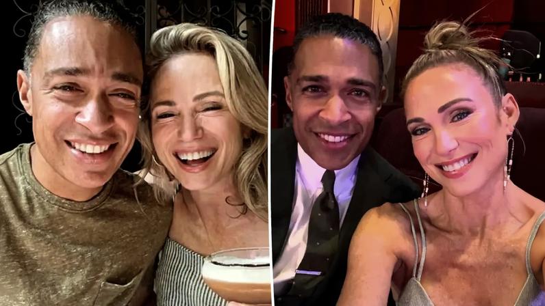 T.J. Holmes e Amy Robach definem oficialmente data do casamento