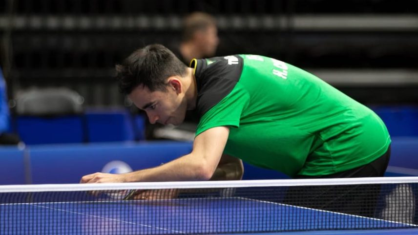 Hugo Calderano no Pan-Americano de Tênis de Mesa, em 2025 (Foto: ITTF Americas)