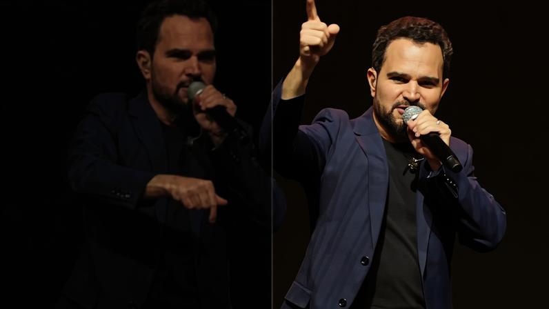 Luciano Camargo ministrando na igreja. (Foto: Reprodução/Instagram/Luciano Camargo)